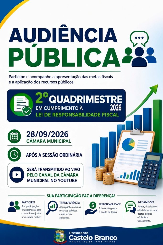 Audiência Publica 2º Quadrimestre 2026